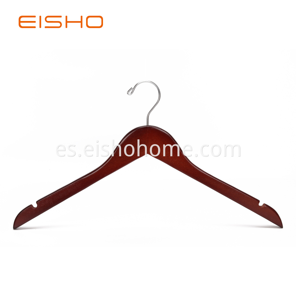 Ewh0013wood Hanger Shirt Hanger Coat Hanger Wooden Clothes Hanger